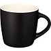 Keramikbecher Riviera, 340 ml, schwarz/weiß