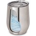 RONDE. Reisebecher aus Edelstahl 400 ml, Satinsilber