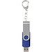 Rotate mit Schlüsselanhänger USB-Stick, blau, 1GB