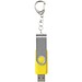 Rotate mit Schlüsselanhänger USB-Stick, gelb, 64GB