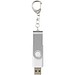 Rotate mit Schlüsselanhänger USB-Stick, weiss, 64GB