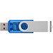 Rotate Transculent USB-Stick, blau, 64GB