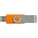 Rotate USB-Stick 3.0 mit Doming, orange, 32GB