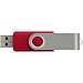 Rotate USB-Stick 3.0 mit Doming, rot, 64GB