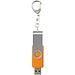 Rotate USB-Stick 3.0 mit Schlüsselanhänger, orange, 64GB