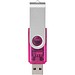 Rotate USB-Stick 3.0 transparent, rosa, 128GB