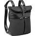 ROVER BACKPACK. Rucksack aus Mikrofaser und PU, Schwarz