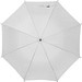RPET Regenschirm mit Bambusgestänge LETITIA, weiß