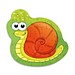 Samenpapier lustige Tierchen, Ostern, Schnecke Paul, 1-seit. Druck