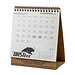 Samenpapier-Tischkalender, Gänseblümchen, 1-seit. Druck