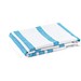 SARDENHA. Strandtuch aus Baumwolle (70% recycelt) und Polyester (30% recycelt) (180 g/m²), Hellblau