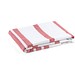 SARDENHA. Strandtuch aus Baumwolle (70% recycelt) und Polyester (30% recycelt) (180 g/m²), Rot