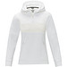 Sayan Kapuzenpullover mit halbem Reißverschluss für Damen, weiß,  L