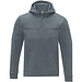 Sayan Kapuzenpullover mit halbem Reißverschluss für Herren, stahlgrau,  L
