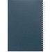 SCHILLER. Notizblock A5 mit flexiblem Cover, hergestellt aus 100 % Recyclingpapier, Blau