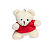 Schlüsselanhänger Teddy Tedchain, rot, rot