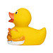 Schnabels® Bade-Ente Nuckelflasche, bunt