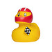 Schnabels® Bade-Ente Rennfahrer, bunt