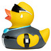 Schnabels® Bade-Ente Triathlon, bunt