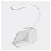 Schreibtisch-Lampe mit Ladestation LIGHT & CHARGE,weiß
