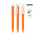 senator® Druckkugelschreiber Super Hit Bio, blaue Mine, orange 021
