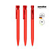 senator® Druckkugelschreiber Liberty Bio, blaue Mine, rot 485