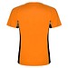 Shanghai Sport T-Shirt für Herren, Fluor Orange / schwarz, S