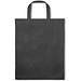 SIENA. Faltbare Tasche aus Baumwolle (50%), receycelte Baumwolle (30%) und Polyester (20% rPET) (140 g/m²), Schwarz