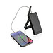 Skywave 10000mAh Solarpowerbank aus RCS recycelt. Kunststoff, schwarz