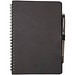Slate wiederverwendbares Hardcover Notizbuch und Stiftset (schwarze Mine), schwarz
