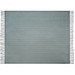 SMOOTH. Decke aus 100% Acryl mit einem Band für Personalisierungskarte (270 g/m²), Grau