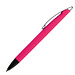 Softtouch-Drehkugelschreiber Winnipeg, blaue Mine, pink