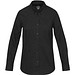Sphene 165 g/m² Oxford Bluse, schwarz, XS