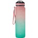 Sport-Trinkflasche HYDRO LEVEL,pink, türkis