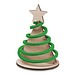 Steckfiguren-Karte Filz, Tannenbaum Wendelfilz, 1-seit. Druck