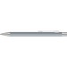 uma® Metall-Kugelschreiber Straight SI, blaue Mine, hellgrau