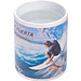 Sublimationstasse mit Effekt, 300 ml, rot