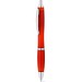SWING rPET. Recyceltes PET (100% rPET)-Kugelschreiber mit Metallclip, Rot