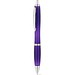 SWING rPET. Recyceltes PET (100% rPET)-Kugelschreiber mit Metallclip, Violett