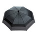 Swiss Peak AWARE™ 23 Zoll bis 27 Zoll erweiterbarer Regenschirm, schwarz