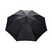 Swiss Peak AWARE™ 23 Zoll faltbarer umgekehrter Regenschirm, schwarz