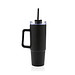 Tana Becher aus RCS recyceltem Kunststoff mit Griff 900ml, schwarz