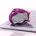 Minifeet® Displayreiniger Schmoozies, Teamgeist mit Anti-Stress-Funktion, lila