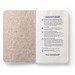 TEAPAD SOFT. Notizbuch A6 mit flexiblem Cover aus Teeblattverwertung (65%), Natur