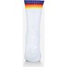 Tennissocken, 37-42, White / Rainbow