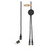 Terra 3 Meter 4-in-1-Kabel aus RCS recyceltem PET, grau