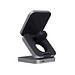 Terra faltbares 3-in-1 15W Charger aus RCS rec. Aluminium, grau