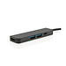 Terra Hub aus RCS recyceltem Aluminium mit HDMI-Input, grau