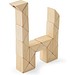 THINKO. Holzpuzzle bestehend aus 24 Teilen, Natur