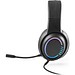 Thorne Headset RGB. Gaming-Kopfhörer mit 2 m Kabel, Mikrofon und RGB-LED-Leuchten aus ABS, Schwarz